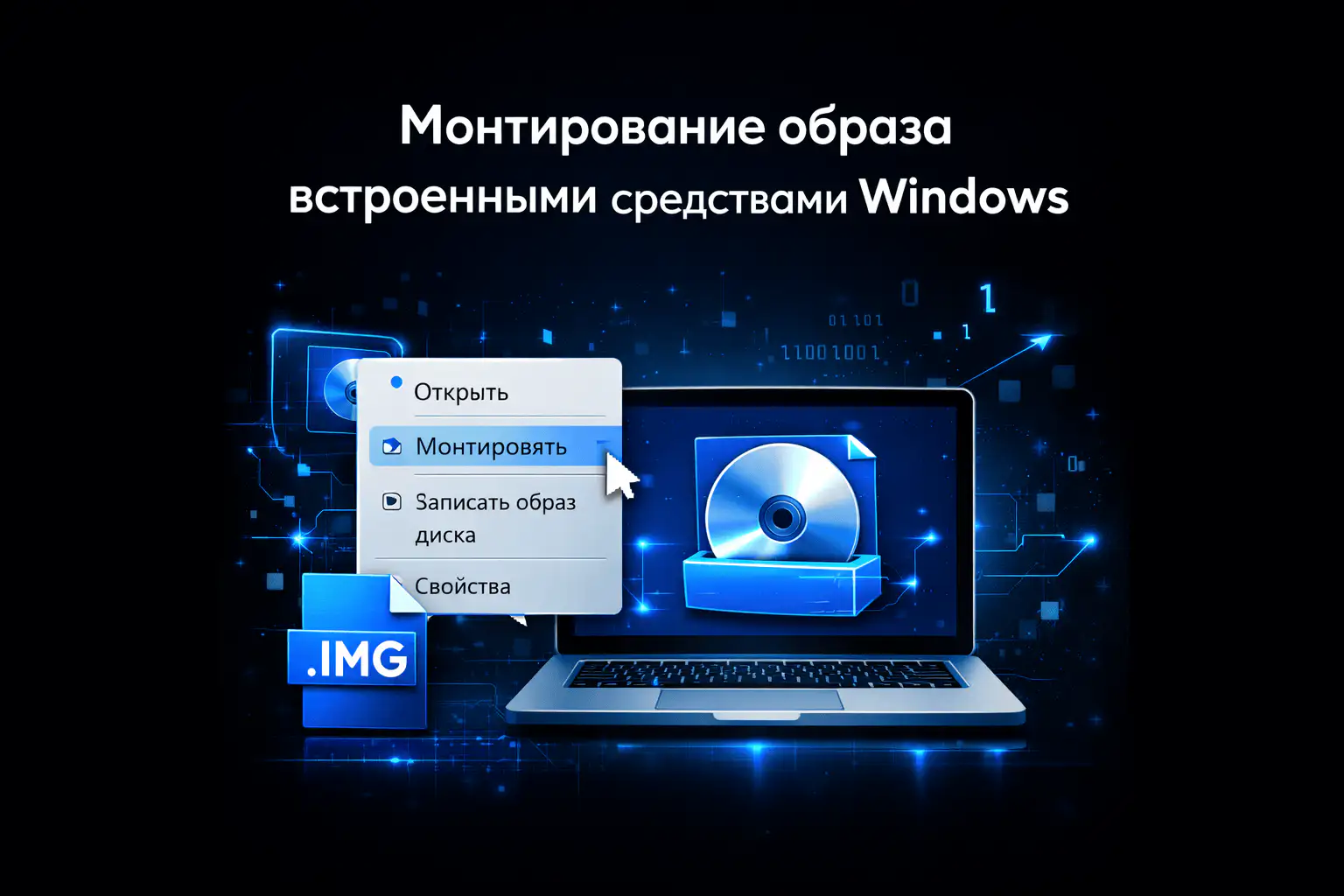 Формат .IMG: всё об образах дисков и способах их открытия в Windows
